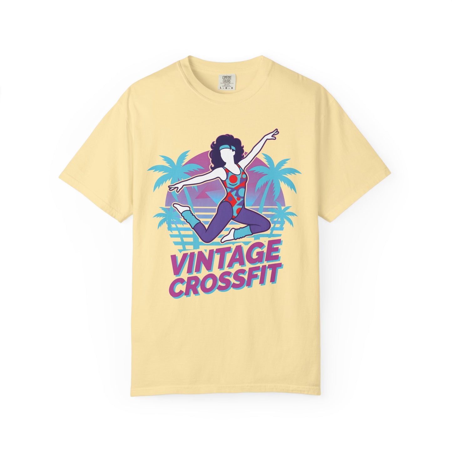 Vintage Crossfit Retro 80s Aerobics Graphic Tee | Gym Shirt Women