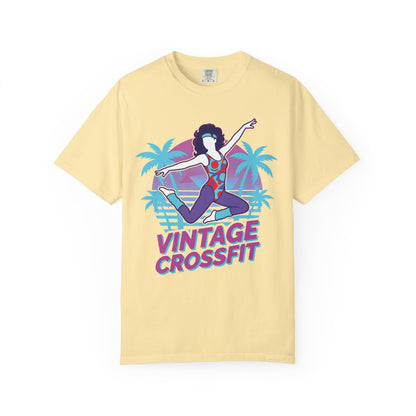 Vintage Crossfit Retro 80s Aerobics Graphic Tee | Gym Shirt Women