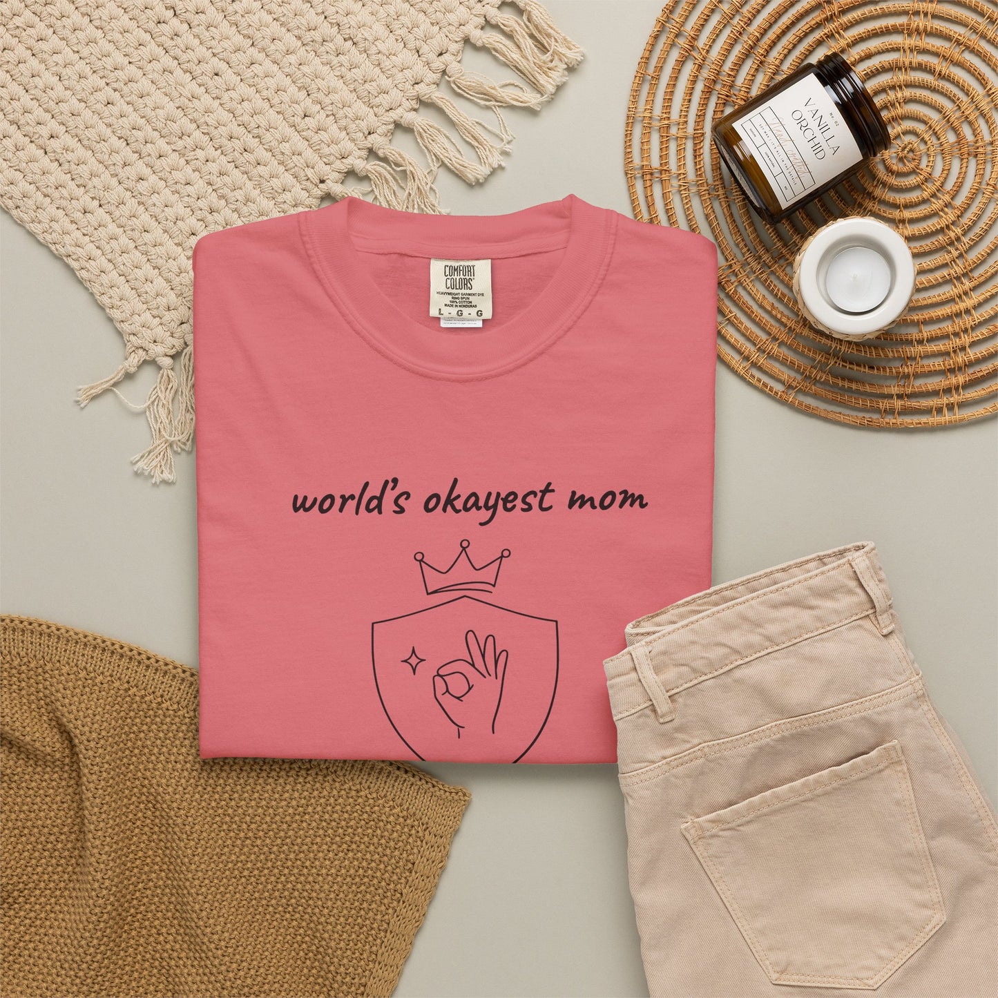 World's Okayest Mom Shirt | Funny Mom Gift | Mother's Day Tee | Mom Humor Shirt