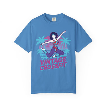 Vintage Crossfit Retro 80s Aerobics Graphic Tee | Gym Shirt Women