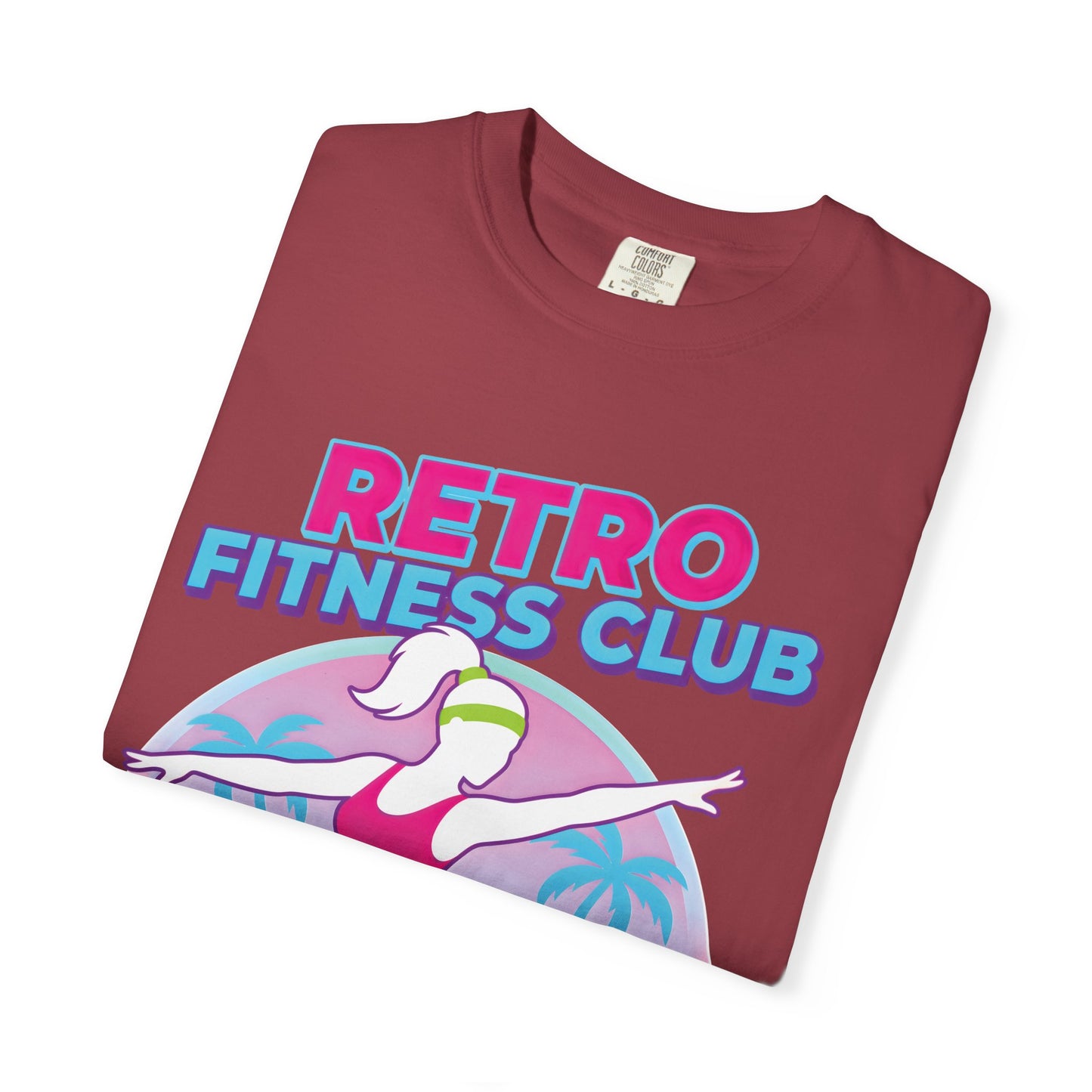 Retro Fitness Club 80s Aerobics Graphic Tee | Vintage Gym Shirt Women