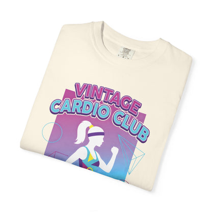 Vintage Cardio Club Retro 80s Lunge Graphic Tee | Workout Shirt Women