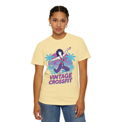 Vintage Crossfit Retro 80s Aerobics Graphic Tee | Gym Shirt Women