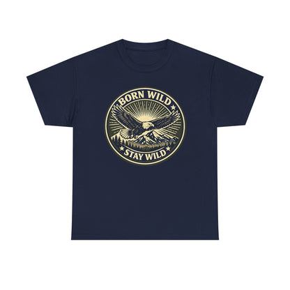 Eagle Ranger Patch Graphic Tee | Mid-Century Outdoor Shirt | Born Wild Stay Wild Unisex