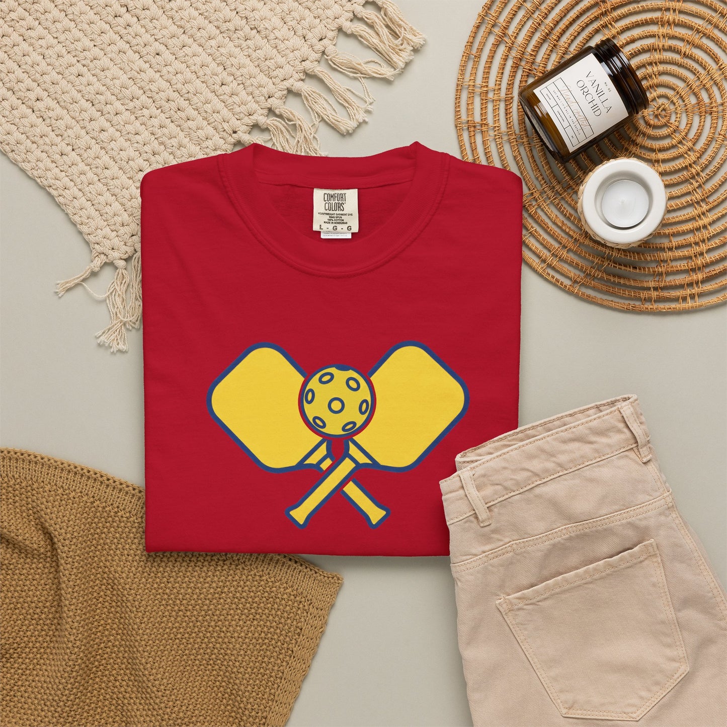 Pickleball Crossed Paddles Tee Pickler Minimalist Graphic Unisex Shirt