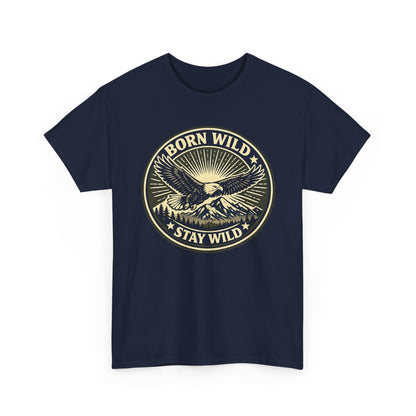 Eagle Ranger Patch Graphic Tee | Mid-Century Outdoor Shirt | Born Wild Stay Wild Unisex