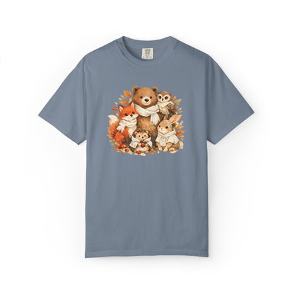 Woodland Friends Watercolor Tee | Forest Animal Gift Shirt | Wildlife Art | Nature Lover