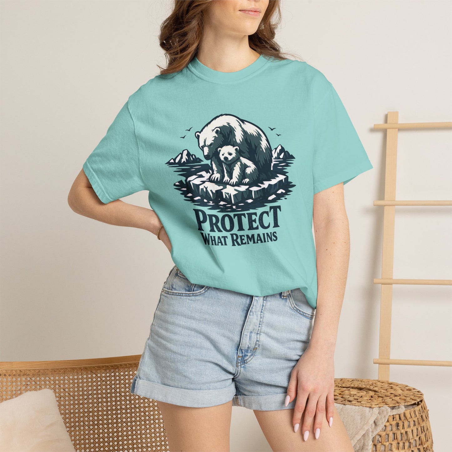 Polar Bear Conservation Tee | Protect What Remains | Climate Awareness Shirt | Unisex