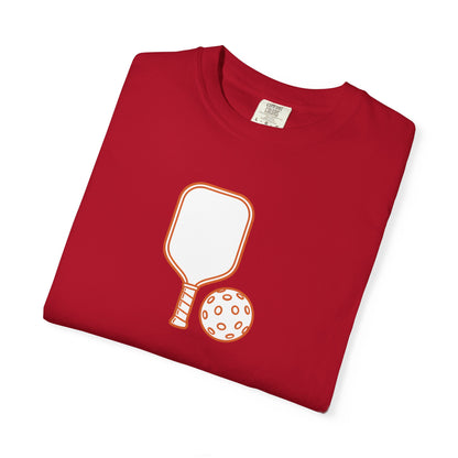 Pickleball Paddle And Ball Icon Tee Minimalist Pickler Unisex T-Shirt