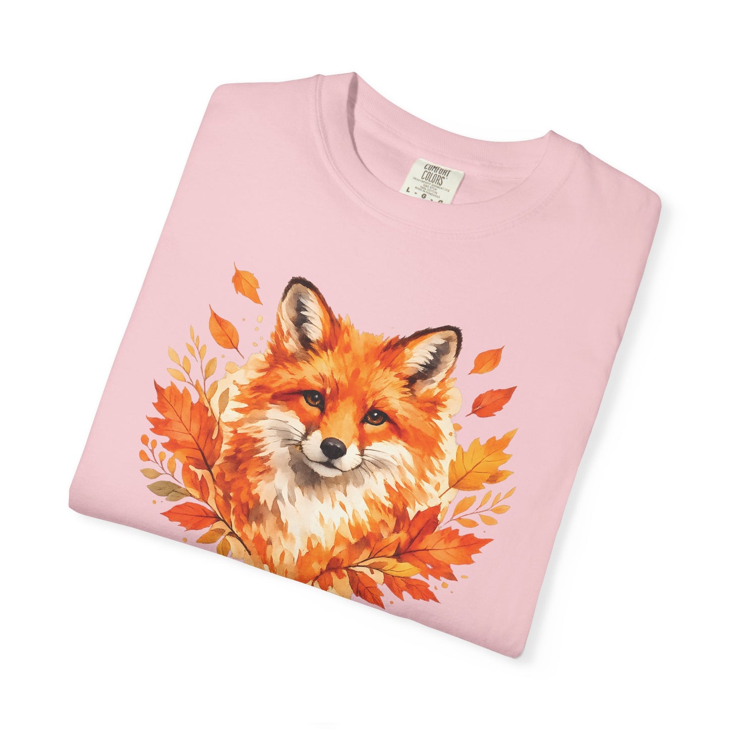 Watercolor Fox Graphic Tee | Autumn Wildlife Art Shirt | Nature Lover Gift | Unisex