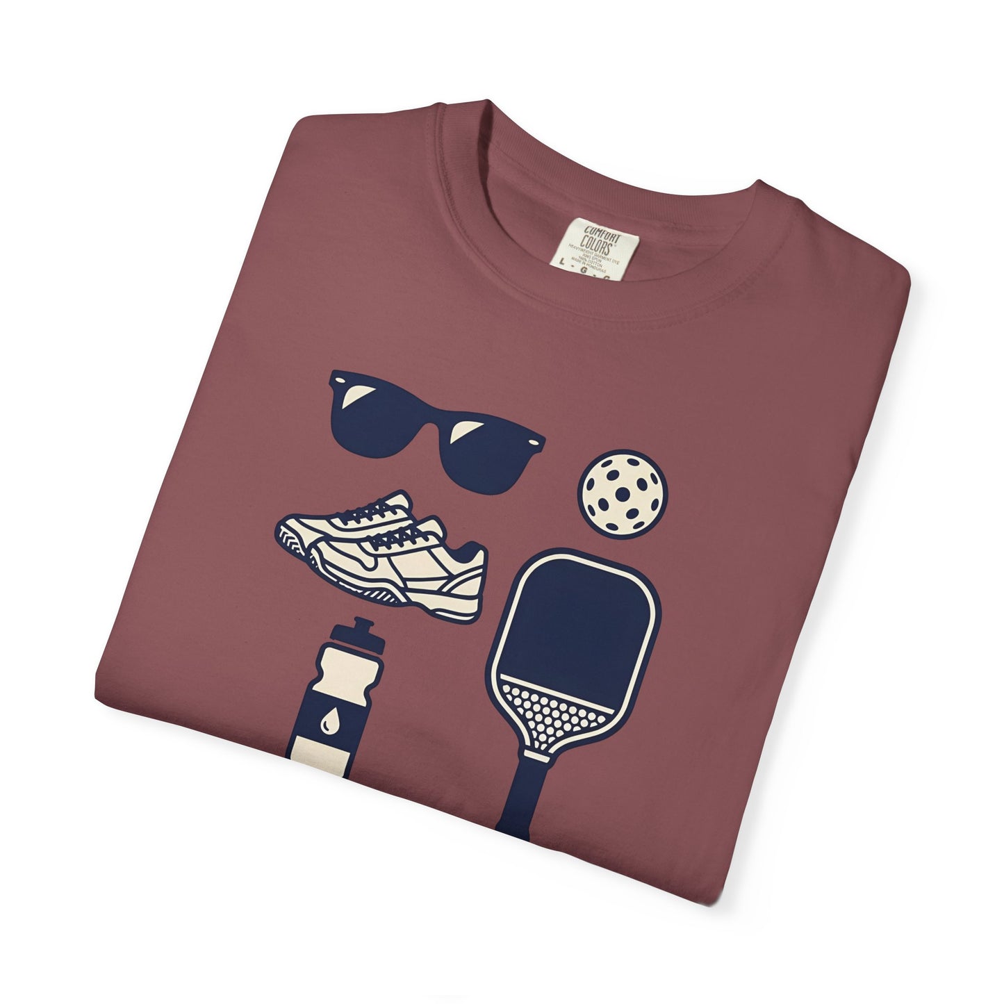 Pickleball Essentials Icon Tee Minimalist Pickler Sport Unisex Graphic Shirt