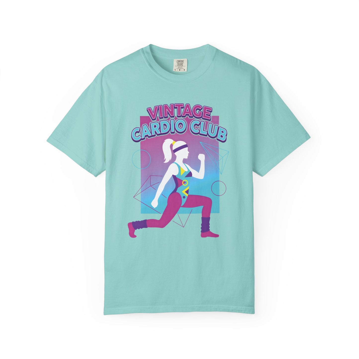Vintage Cardio Club Retro 80s Lunge Graphic Tee | Workout Shirt Women
