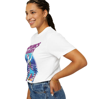 Aerobics Queen Retro 80s Dance Graphic Tee | Vintage Workout Shirt Women