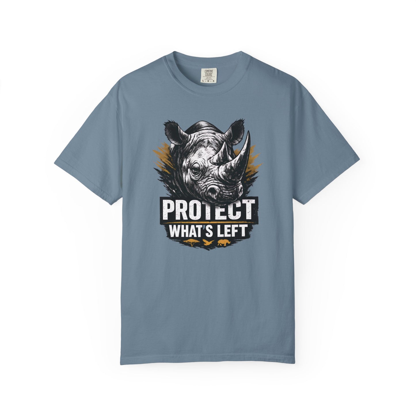 Black Rhino Conservation Tee | Protect What's Left | Endangered Species Shirt | Unisex