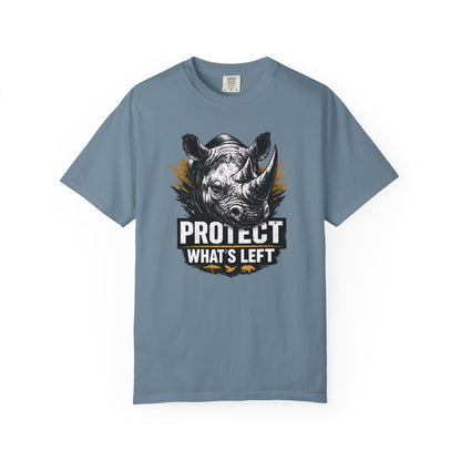 Black Rhino Conservation Tee | Protect What's Left | Endangered Species Shirt | Unisex