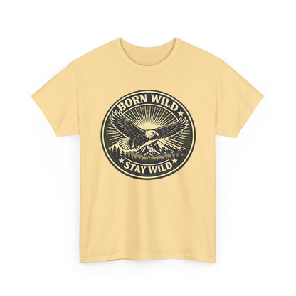 Eagle Ranger Patch Graphic Tee | Mid-Century Outdoor Shirt | Born Wild Stay Wild Unisex