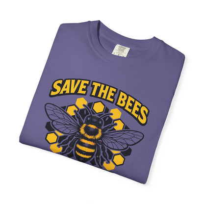 Save the Bees Graphic Tee | Bee Kind Conservation Shirt | Earth Day Gift | Nature Tee