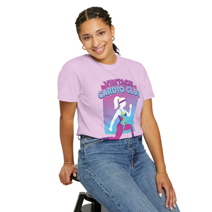 Vintage Cardio Club Retro 80s Lunge Graphic Tee | Workout Shirt Women