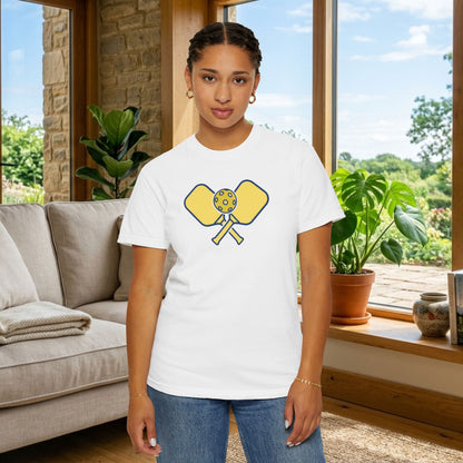 Pickleball Crossed Paddles Tee Pickler Minimalist Graphic Unisex Shirt
