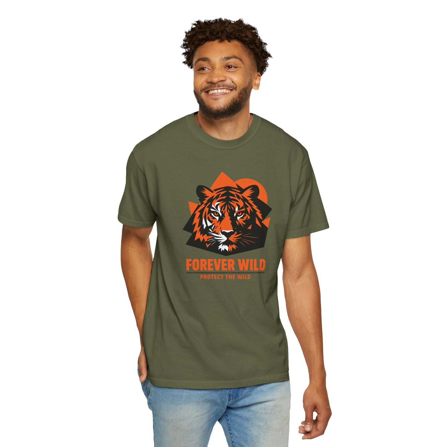 Tiger Forever Wild Conservation Tee | Protect the Wild Shirt | Endangered Animal Gift