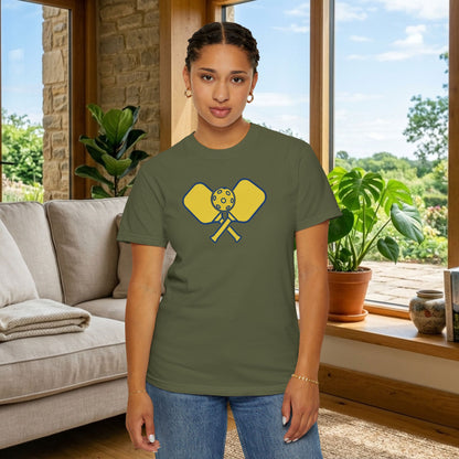 Pickleball Crossed Paddles Tee Pickler Minimalist Graphic Unisex Shirt