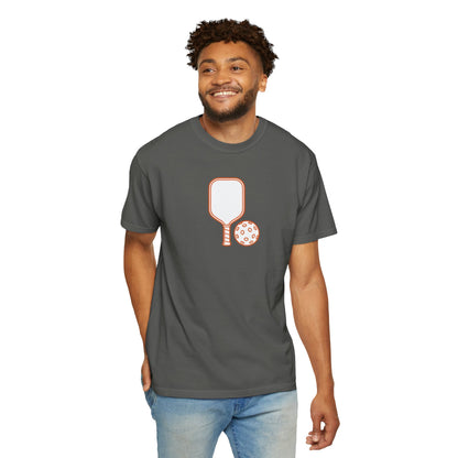 Pickleball Paddle And Ball Icon Tee Minimalist Pickler Unisex T-Shirt
