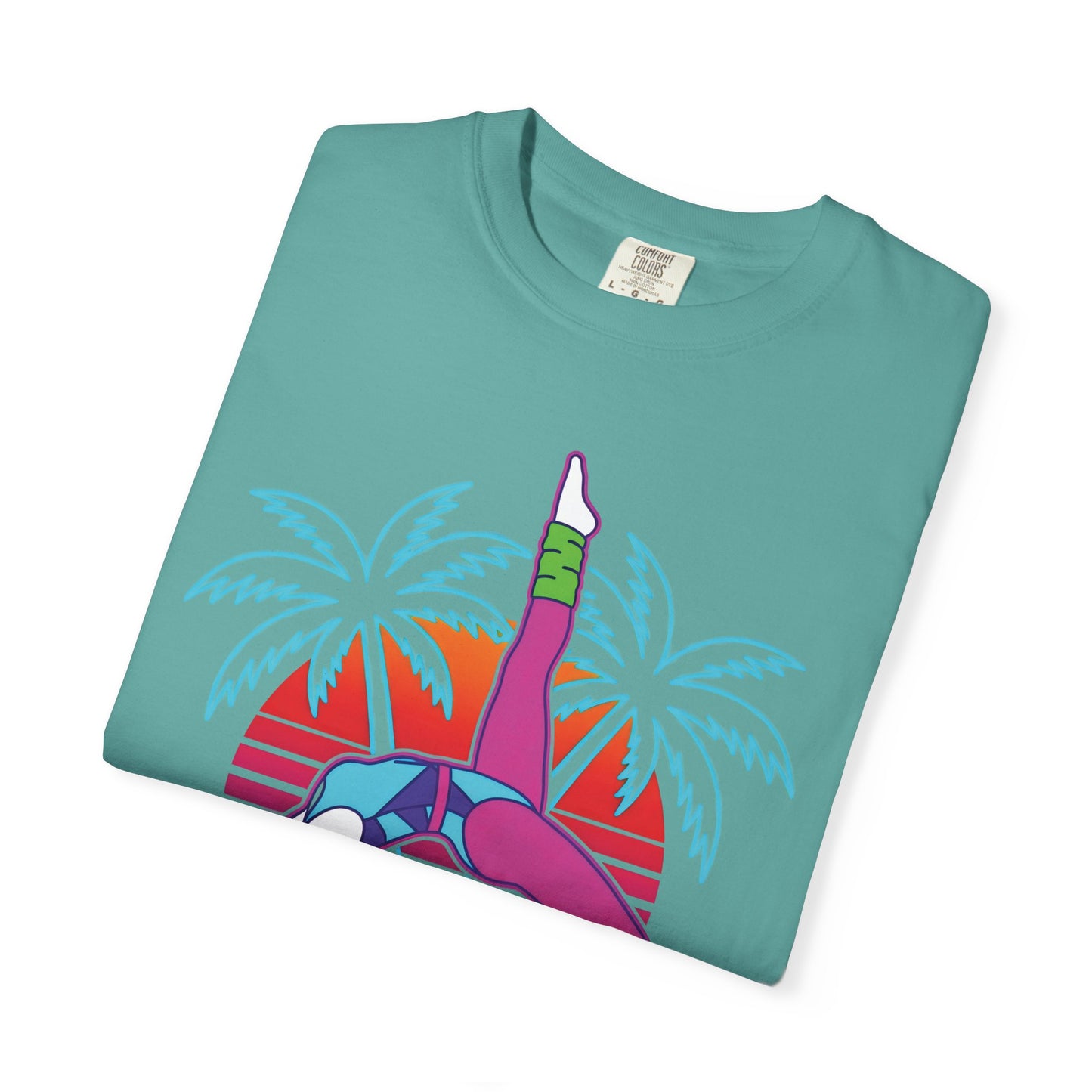Stay Flexible Retro 80s Backbend Graphic Tee | Vintage Workout Shirt Women