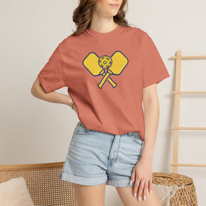 Pickleball Crossed Paddles Tee Pickler Minimalist Graphic Unisex Shirt