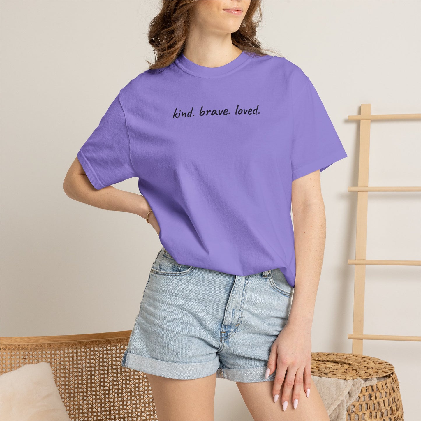 Kind Brave Loved Shirt | Inspirational Mom Tee | Mother's Day Gift | Mom Shirt