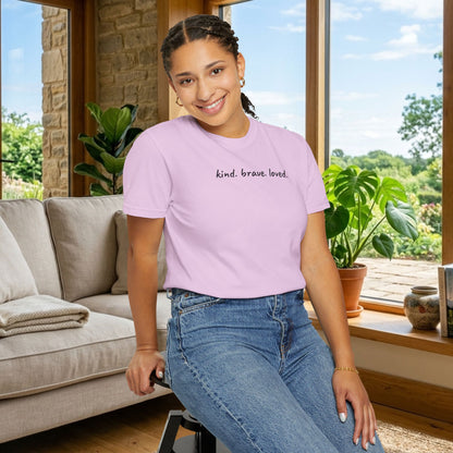 Kind Brave Loved Shirt | Inspirational Mom Tee | Mother's Day Gift | Mom Shirt