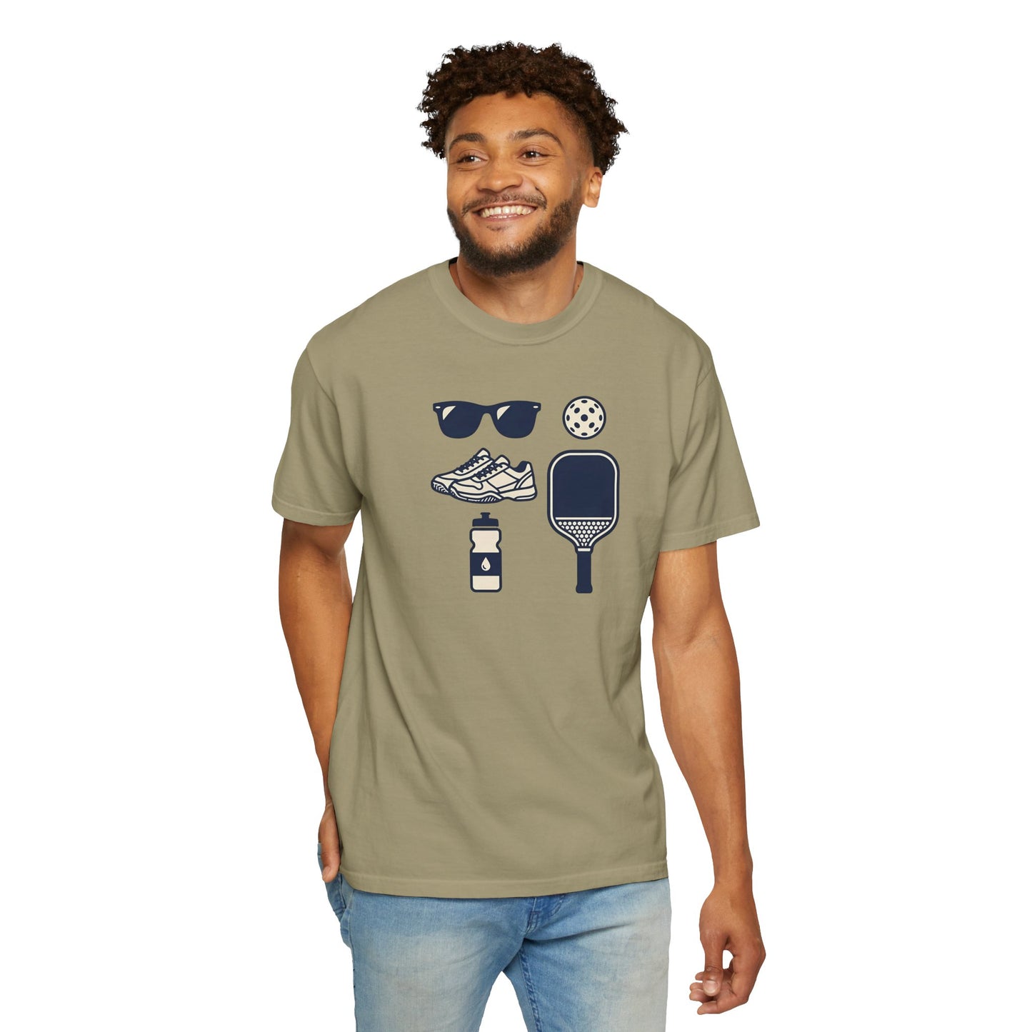 Pickleball Essentials Icon Tee Minimalist Pickler Sport Unisex Graphic Shirt