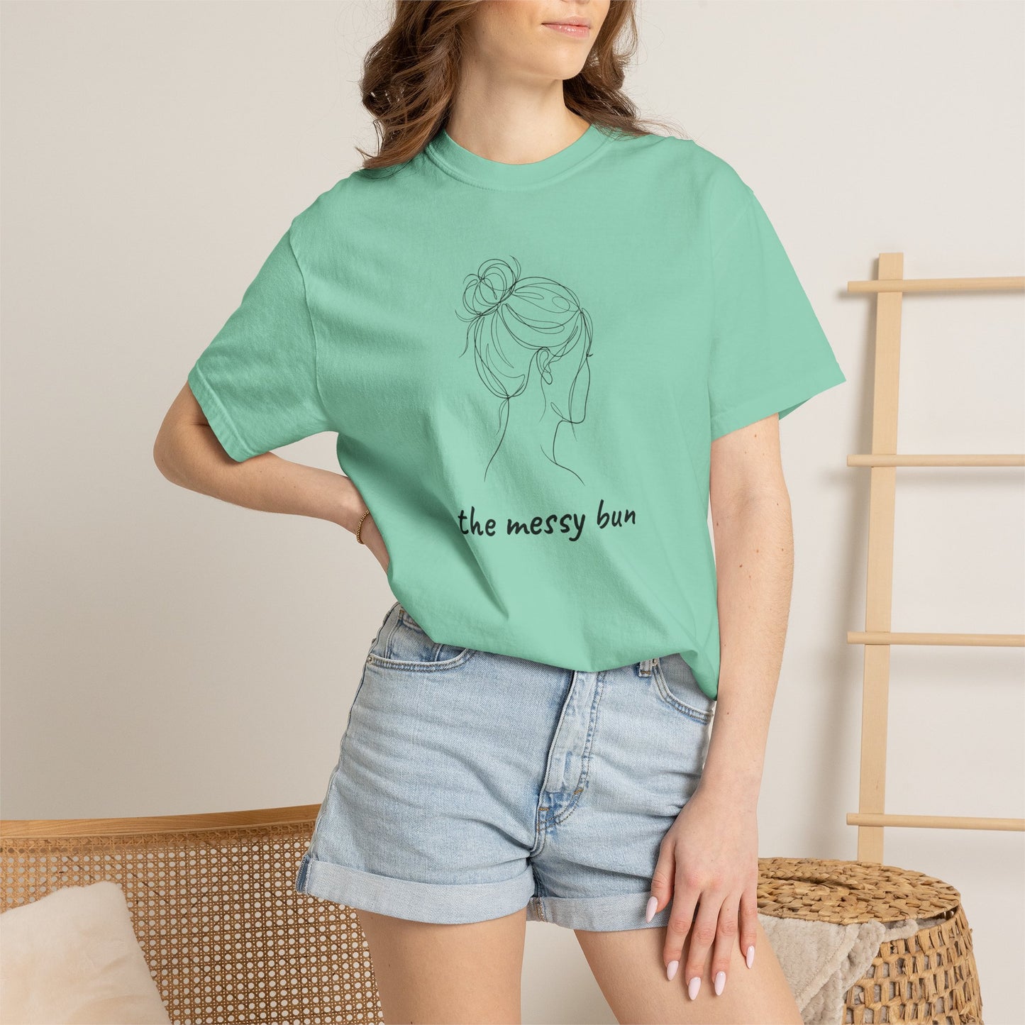 Messy Bun Mom Shirt | Funny Mom Tee | Mother's Day Gift | Mom Life T-Shirt