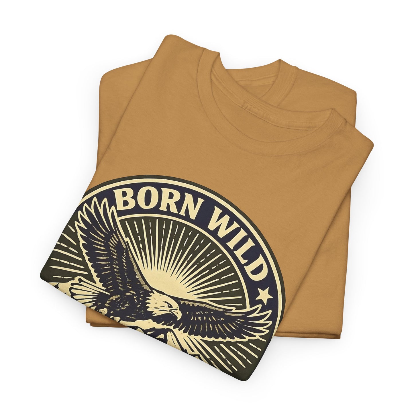 Eagle Ranger Patch Graphic Tee | Mid-Century Outdoor Shirt | Born Wild Stay Wild Unisex