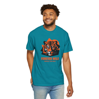 Tiger Forever Wild Conservation Tee | Protect the Wild Shirt | Endangered Animal Gift