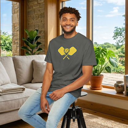Pickleball Crossed Paddles Tee Pickler Minimalist Graphic Unisex Shirt