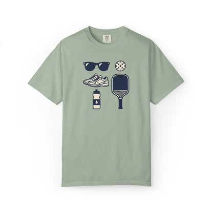 Pickleball Essentials Icon Tee Minimalist Pickler Sport Unisex Graphic Shirt