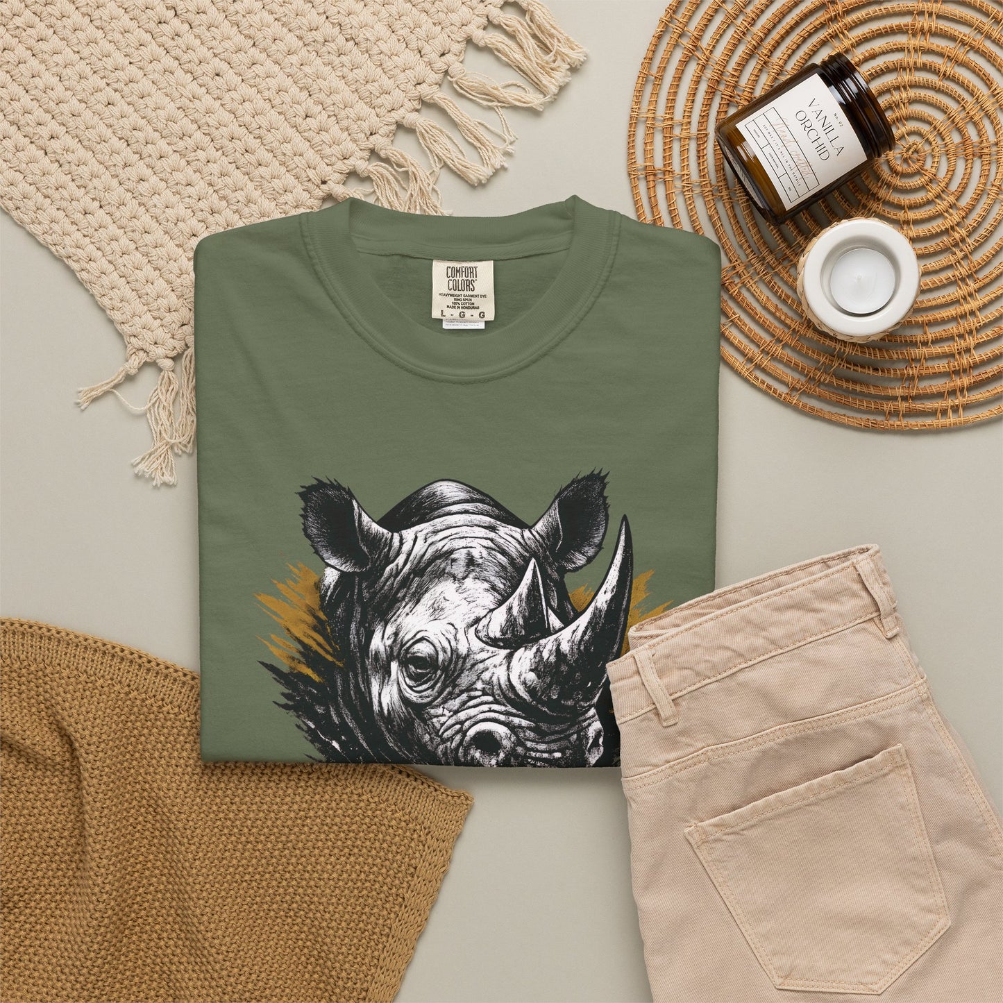 Black Rhino Conservation Tee | Protect What's Left | Endangered Species Shirt | Unisex