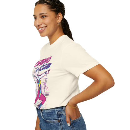 Cardio Club Retro 80s Grid Aerobics Graphic Tee | Vintage Gym Shirt Women