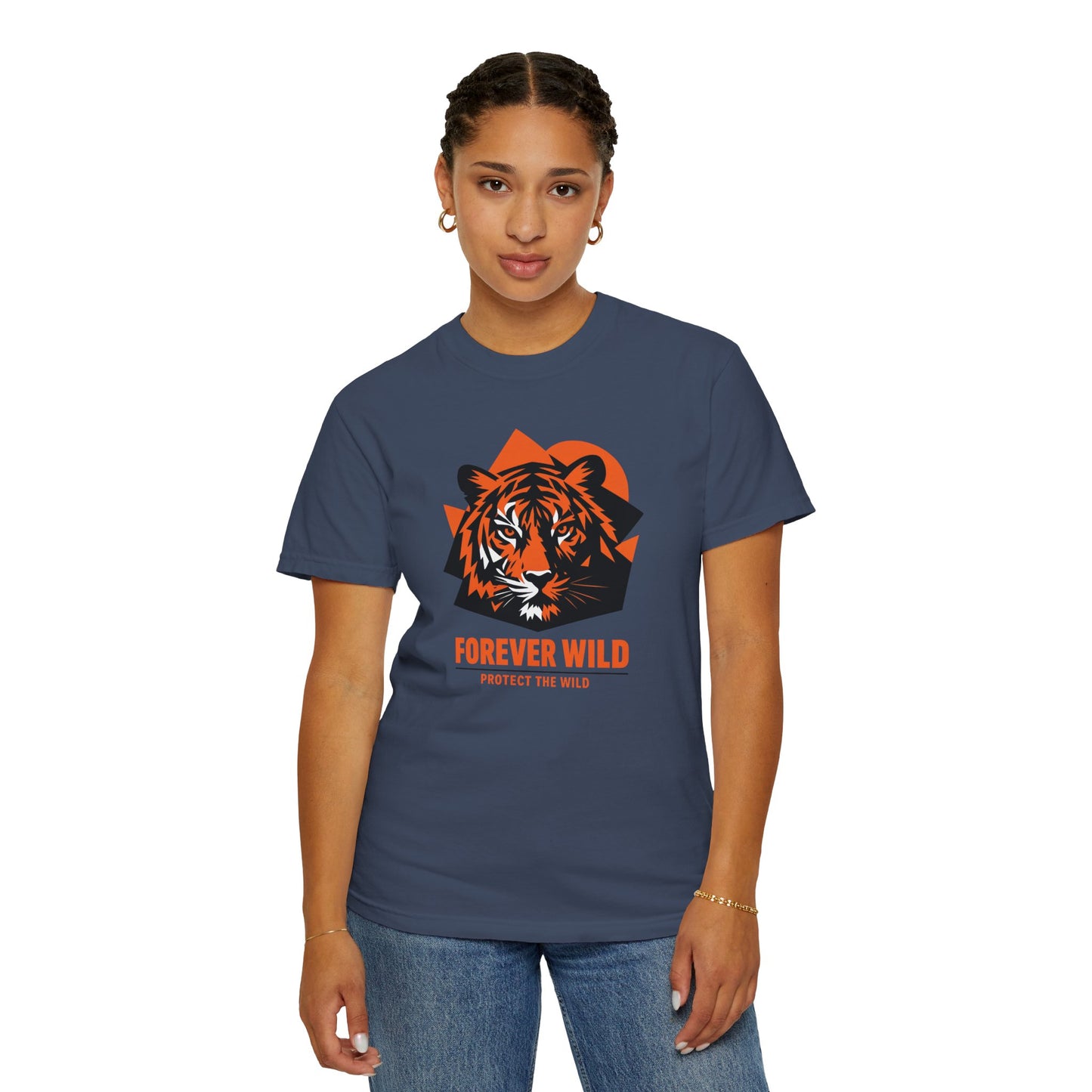 Tiger Forever Wild Conservation Tee | Protect the Wild Shirt | Endangered Animal Gift