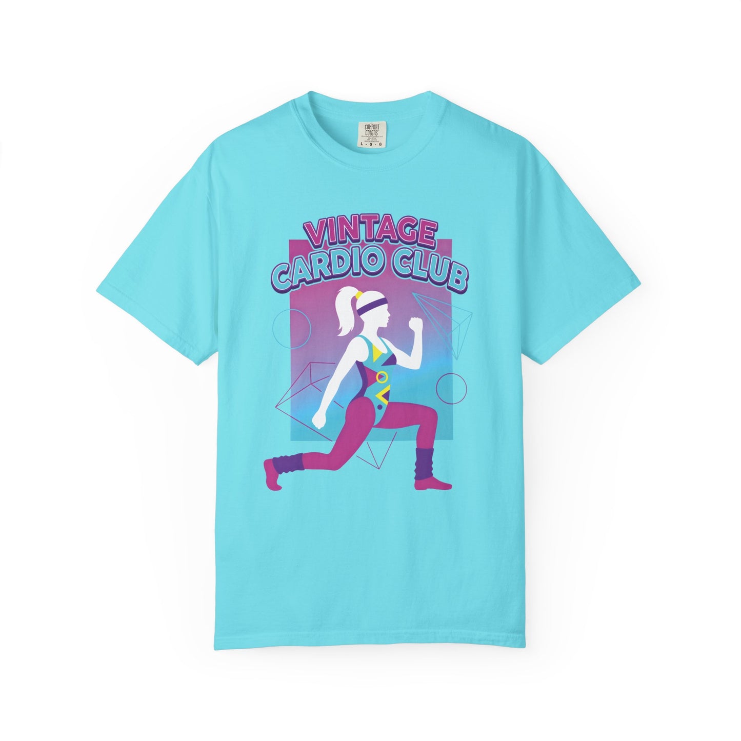 Vintage Cardio Club Retro 80s Lunge Graphic Tee | Workout Shirt Women