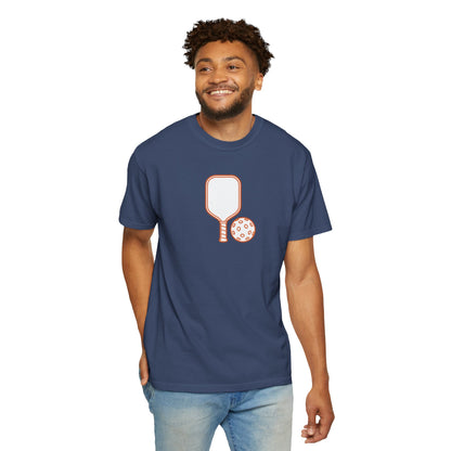 Pickleball Paddle And Ball Icon Tee Minimalist Pickler Unisex T-Shirt