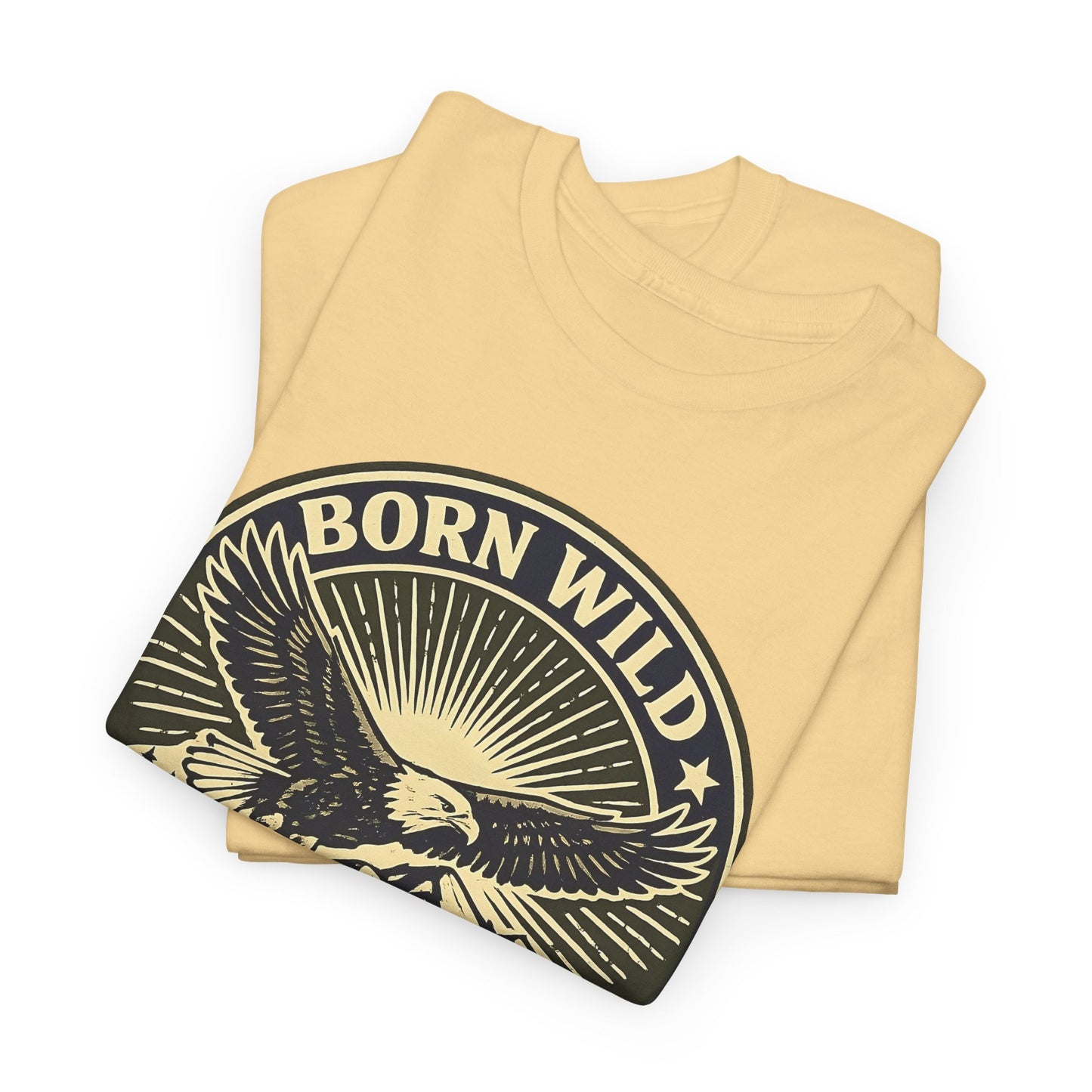 Eagle Ranger Patch Graphic Tee | Mid-Century Outdoor Shirt | Born Wild Stay Wild Unisex