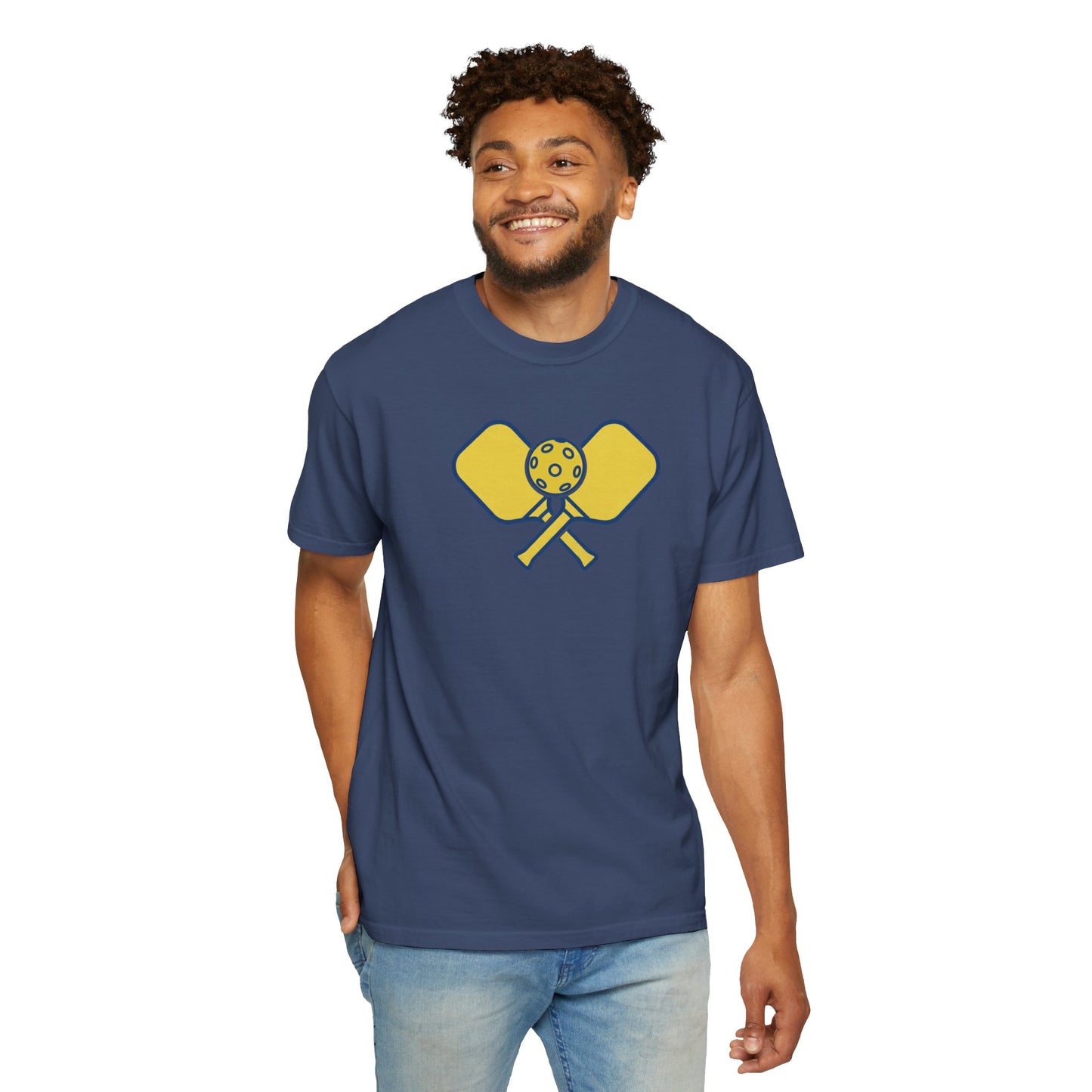 Pickleball Crossed Paddles Tee Pickler Minimalist Graphic Unisex Shirt