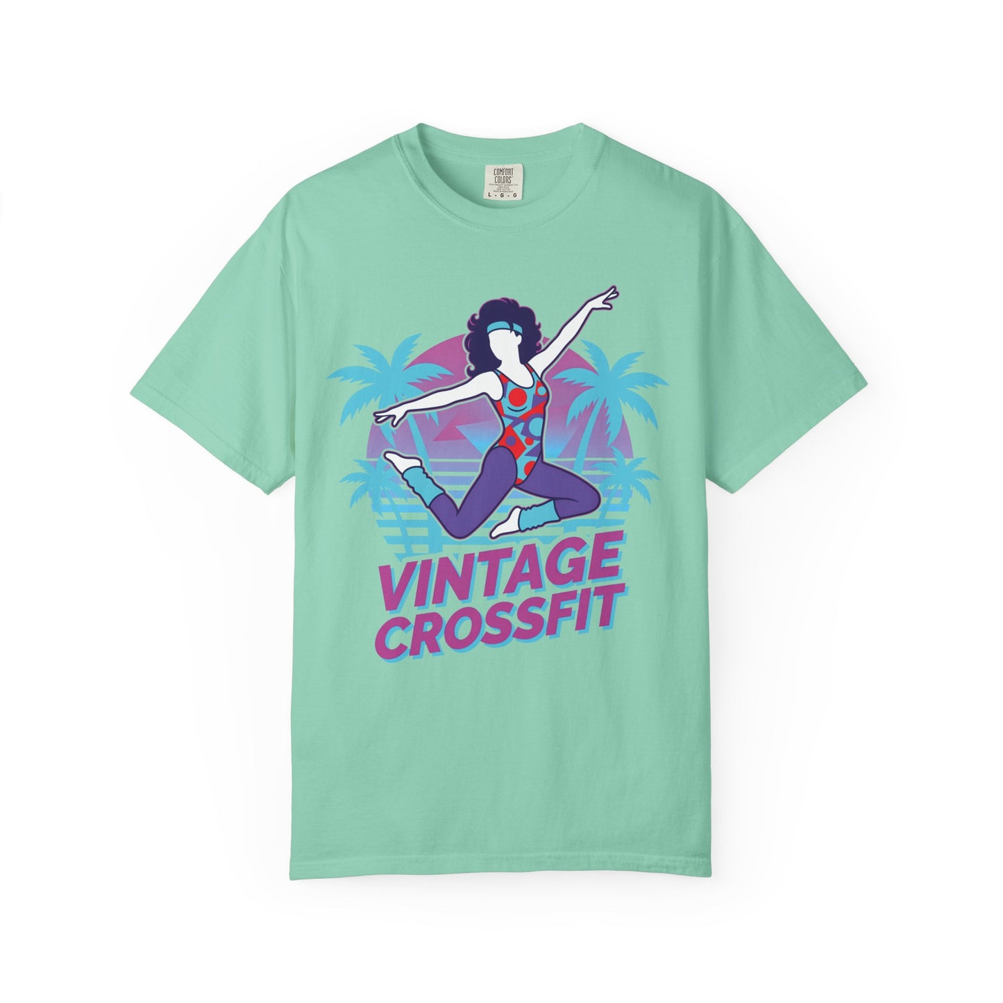 Vintage Crossfit Retro 80s Aerobics Graphic Tee | Gym Shirt Women