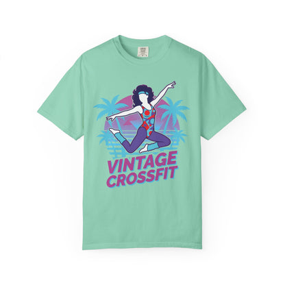 Vintage Crossfit Retro 80s Aerobics Graphic Tee | Gym Shirt Women