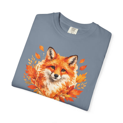 Watercolor Fox Graphic Tee | Autumn Wildlife Art Shirt | Nature Lover Gift | Unisex