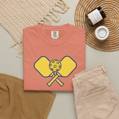 Pickleball Crossed Paddles Tee Pickler Minimalist Graphic Unisex Shirt