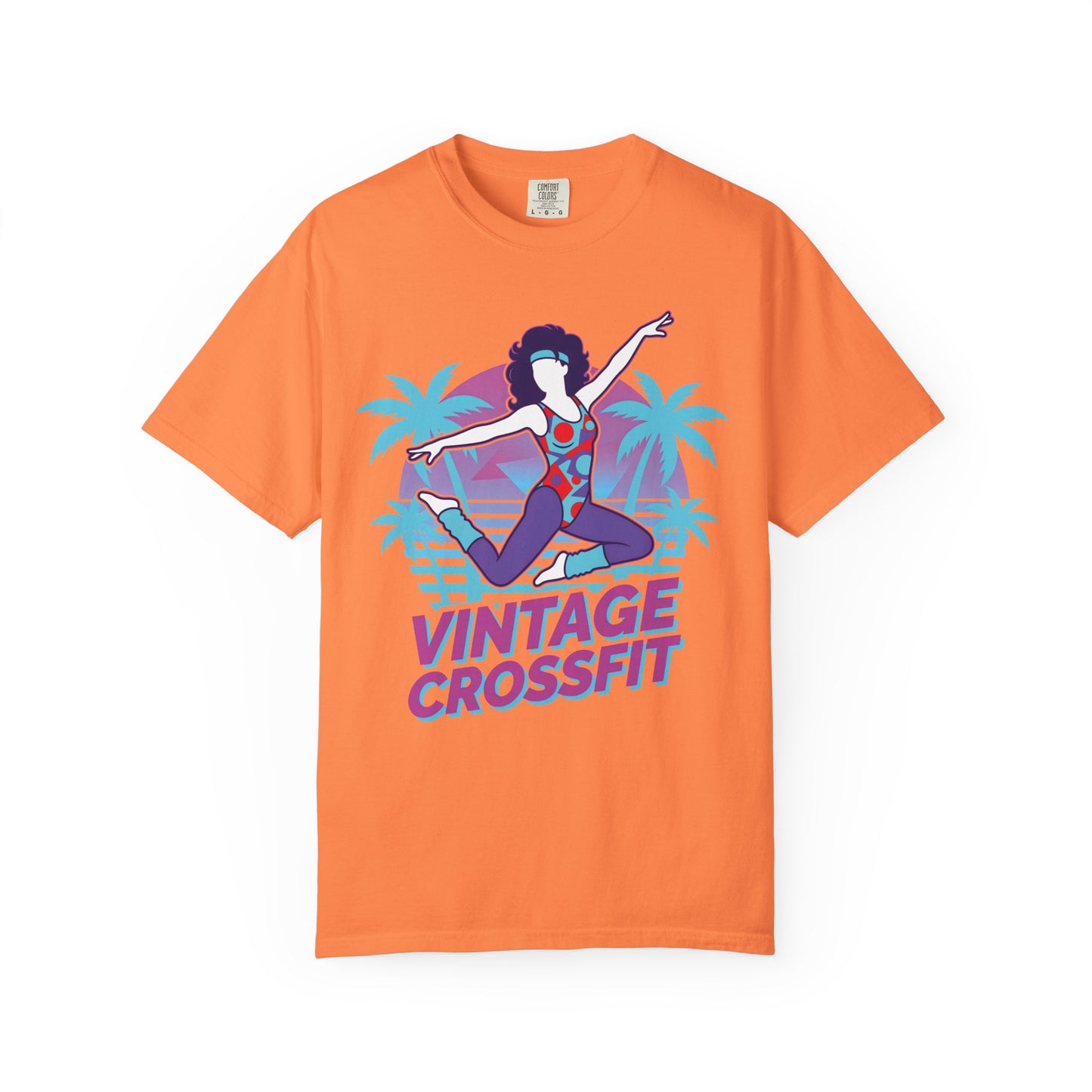 Vintage Crossfit Retro 80s Aerobics Graphic Tee | Gym Shirt Women