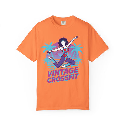 Vintage Crossfit Retro 80s Aerobics Graphic Tee | Gym Shirt Women