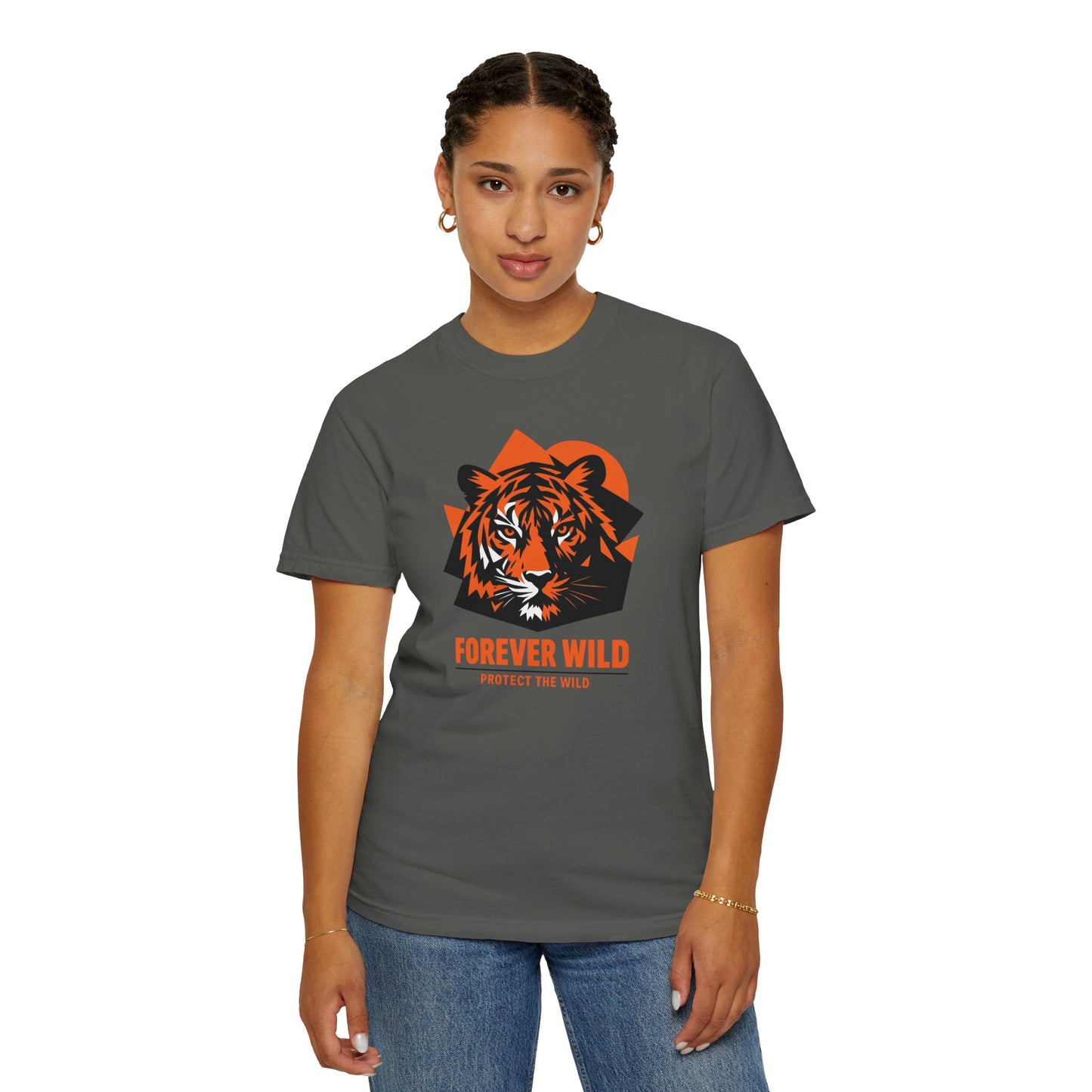 Tiger Forever Wild Conservation Tee | Protect the Wild Shirt | Endangered Animal Gift